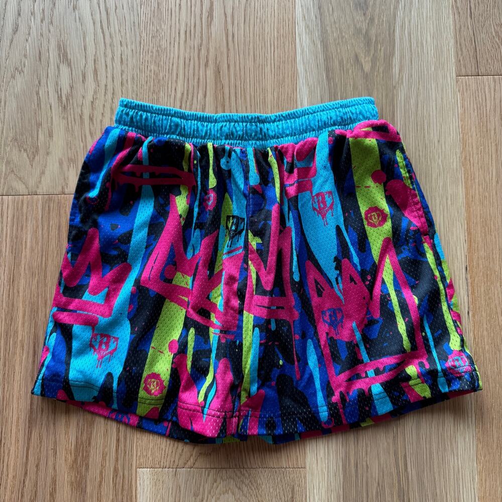 Baseball Lifestyle 101 Shorts Mens Small Spraypaint